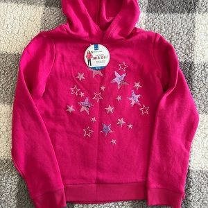 NWT Girls Pink Hoodie